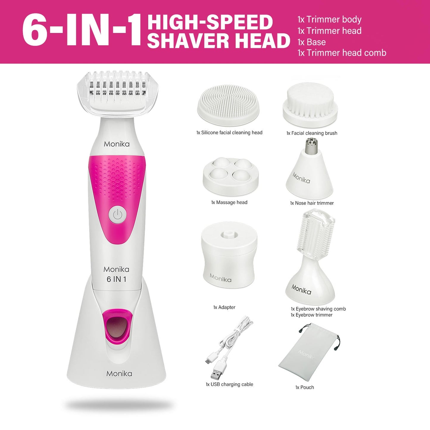 6 IN 1 Lady Shaver