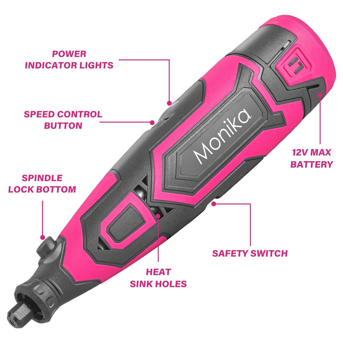 12V Pink Rotary Tool