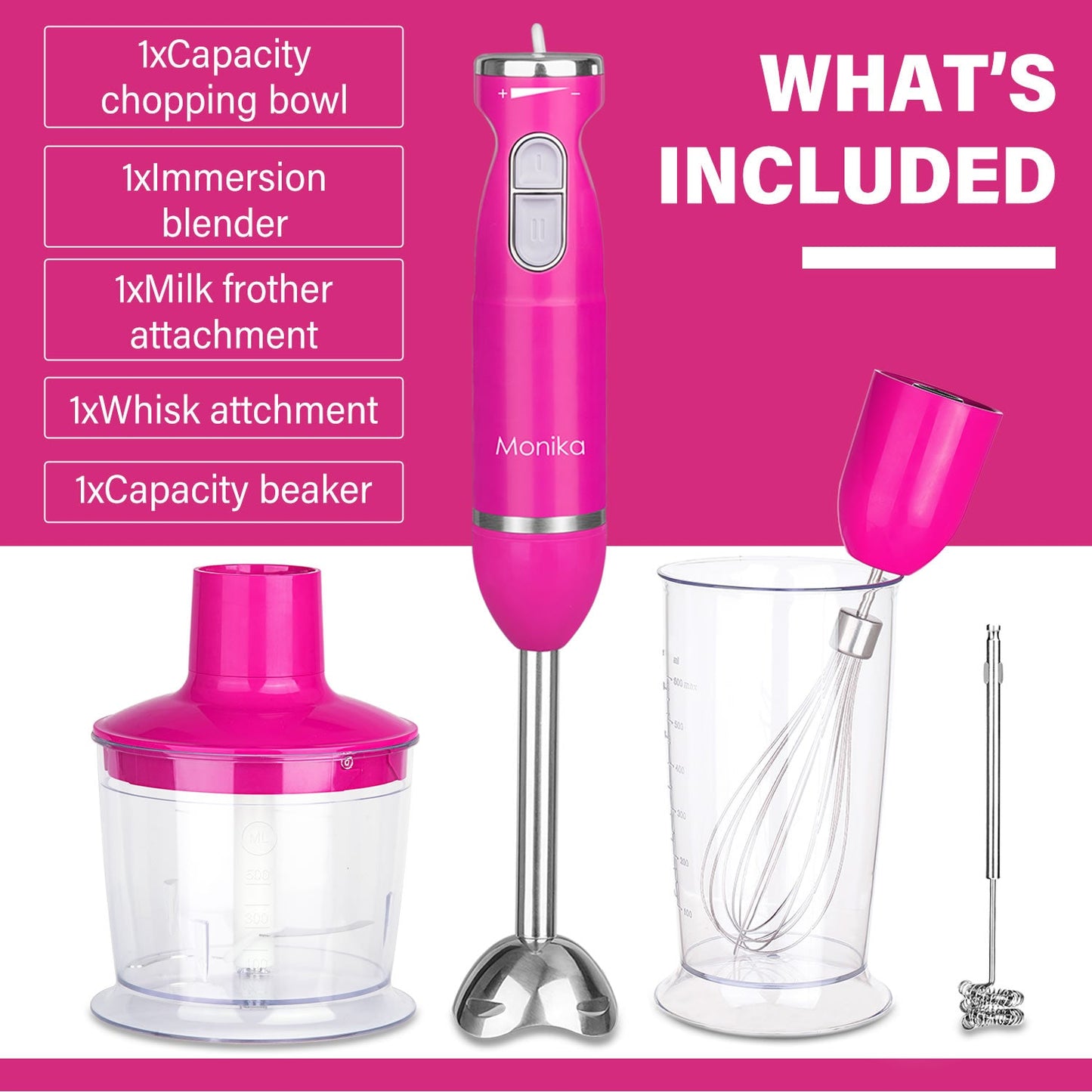 5IN 1 800W Stick Blender Kit